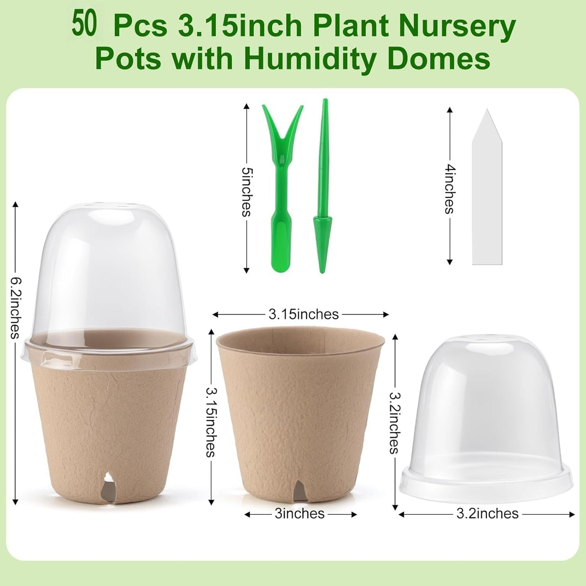 DJGINRO plant labels kit helps track varieties during germination