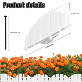 DJKFAEK white border with interlocking slot design for easy shape customization