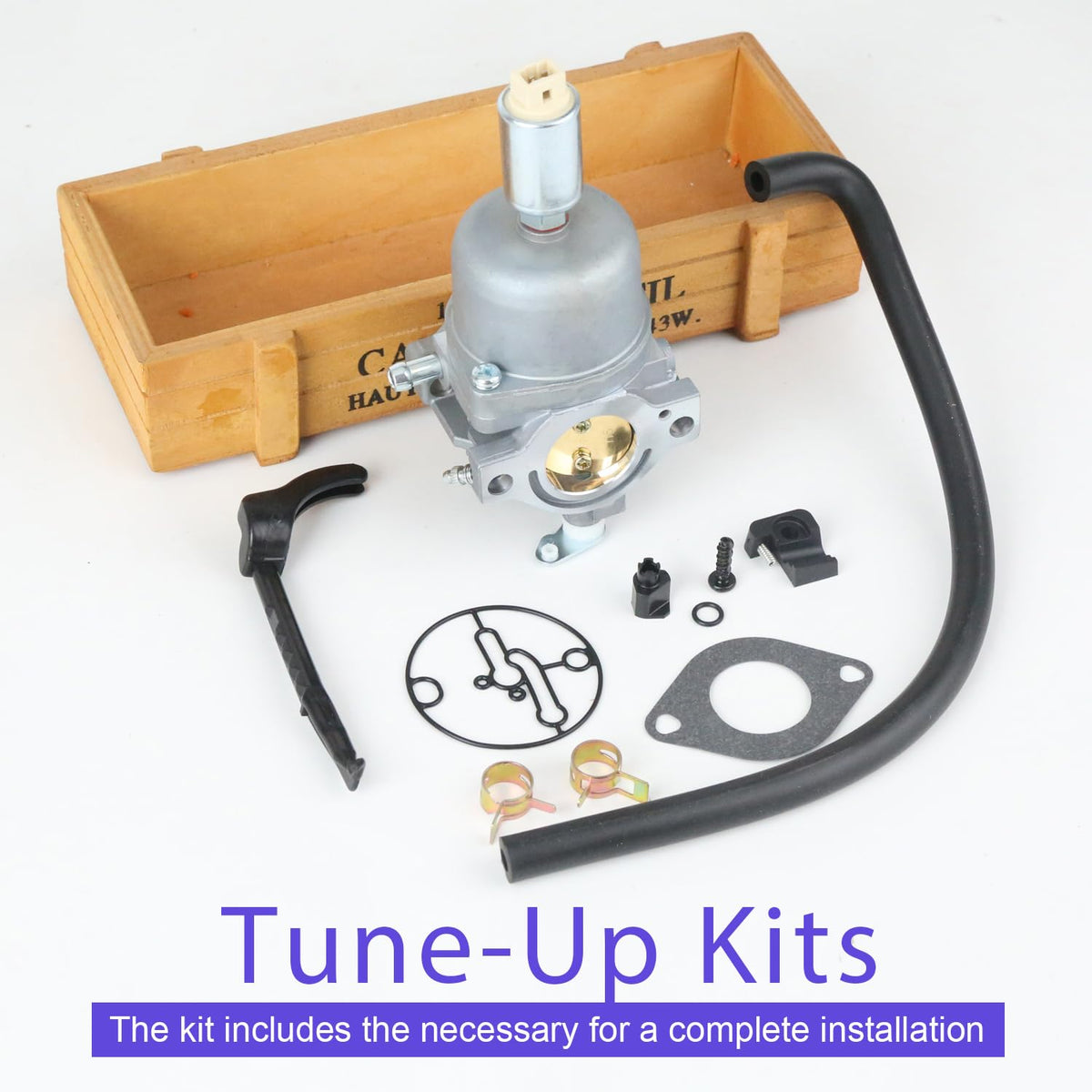 DKIIGAME tune-up kit included with carburetor for easy maintenance.