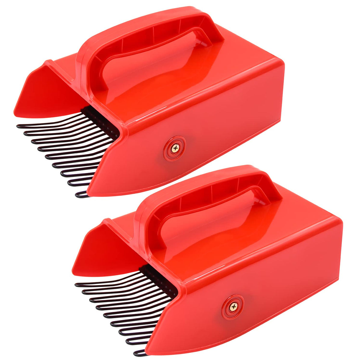 DkOvn Berry Picker with metallic comb safely harvests berries without damage