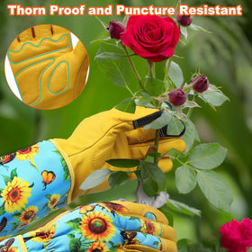 DLY gardening gloves are machine washable for simple cleanup.