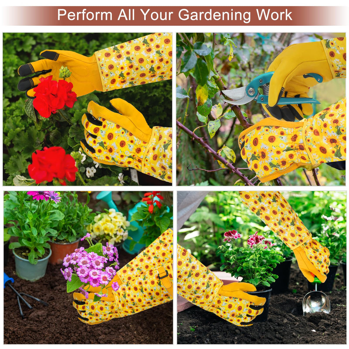 DLY machine-washable design keeps gloves fresh after muddy gardening sessions