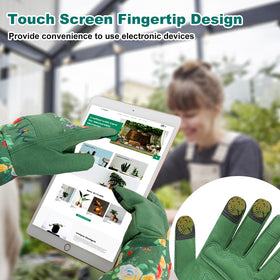 DLY touchscreen-compatible gloves allowing device use without removing gloves