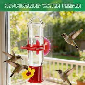Dmcohat ultra-clear plastic offers near view of birds from indoors.