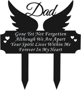 DMHMXZ grave-marker winged-memorial-stake offers durable outdoor remembrance.