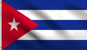 DMSE Cuba flag 3x5ft flag panel showcasing bright colors and UV resistance