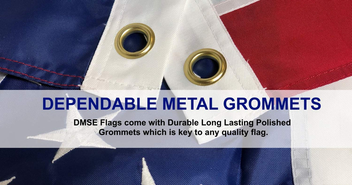 DMSE Cuba flag with double grommets ready for secure installation