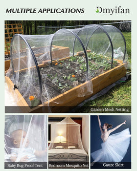 Dmyifan edge-locked mesh net stays aligned when cut to size