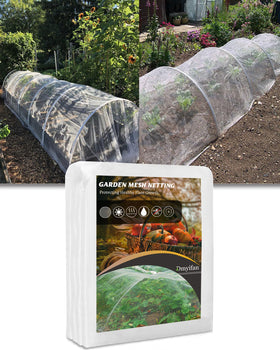Dmyifan ultra-fine garden netting protects crops while letting light and water through