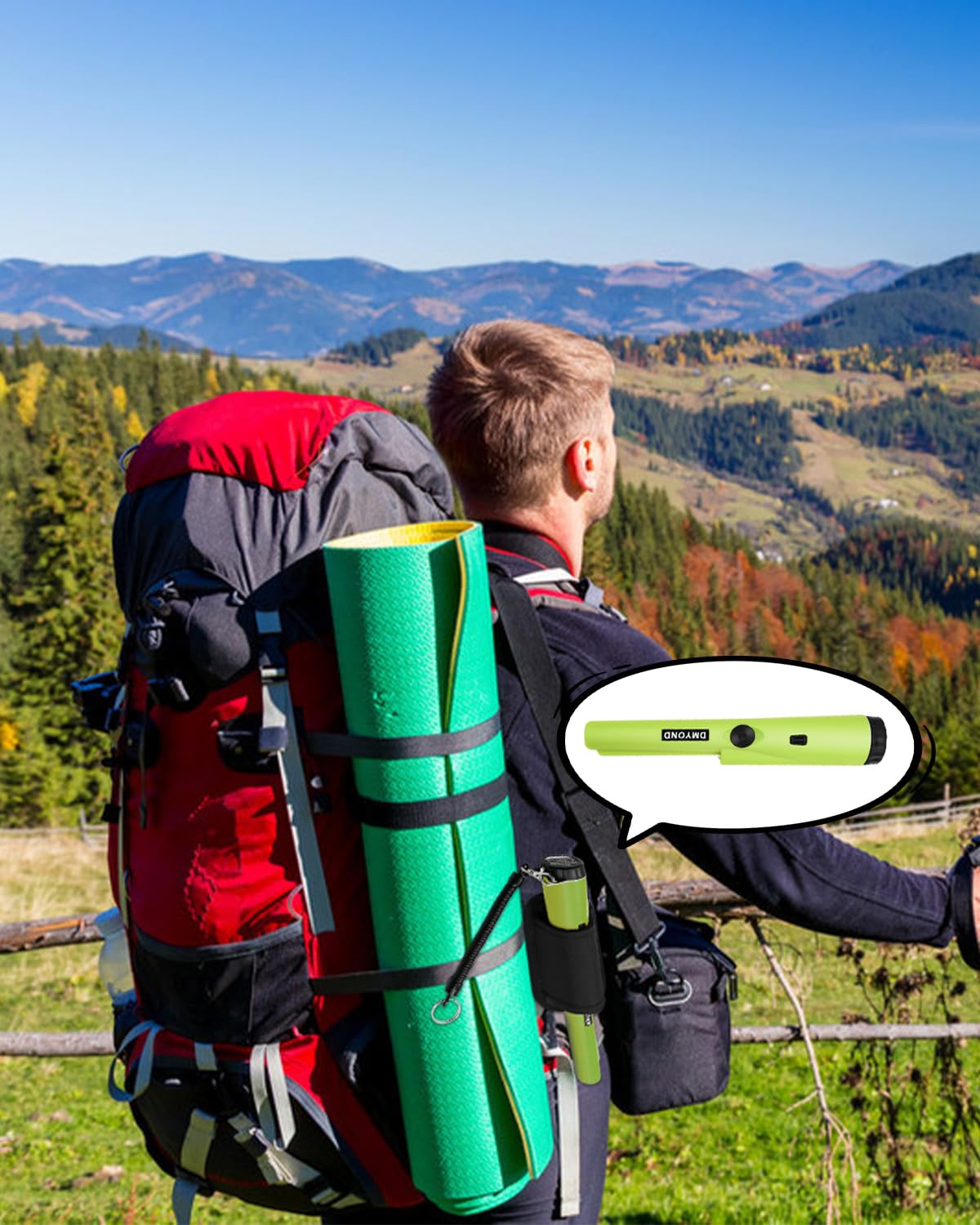 Dmyond pinpointer battery included for immediate use
