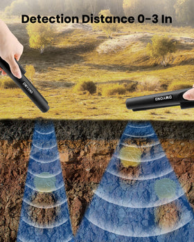 Dmyond pinpointer buzzer alarm intensifies as you narrow the target area.