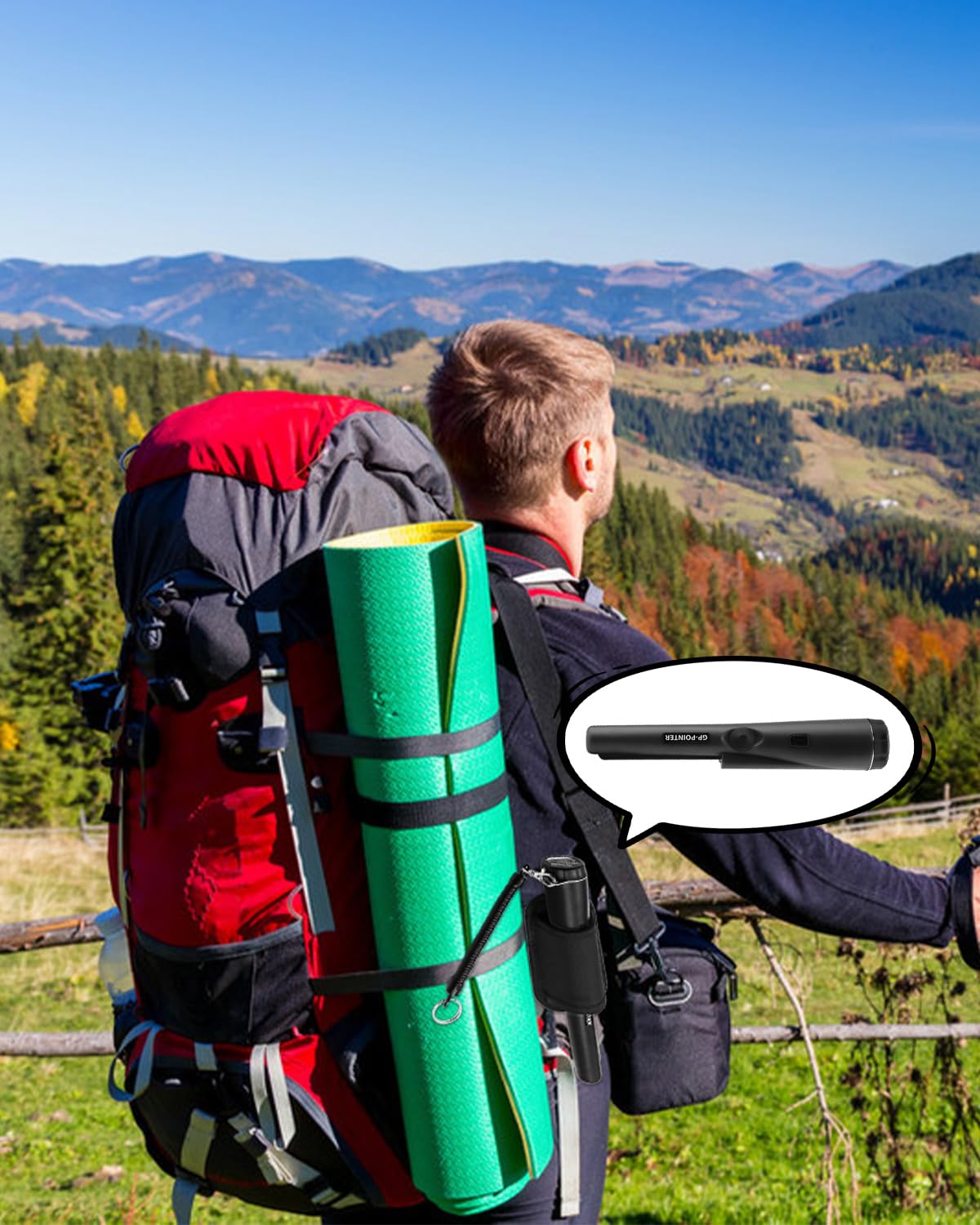 Dmyond pinpointer carry case included for secure field storage.