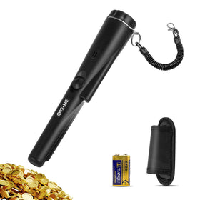 Dmyond pinpointer front view with compact handheld design for quick target pinpointing.