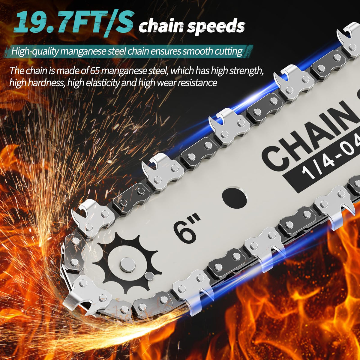 DNLBBO Mini Chainsaw safety-gear set supports safe garden tasks