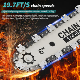 DNLBBO Mini Chainsaw safety-gear set supports safe garden tasks