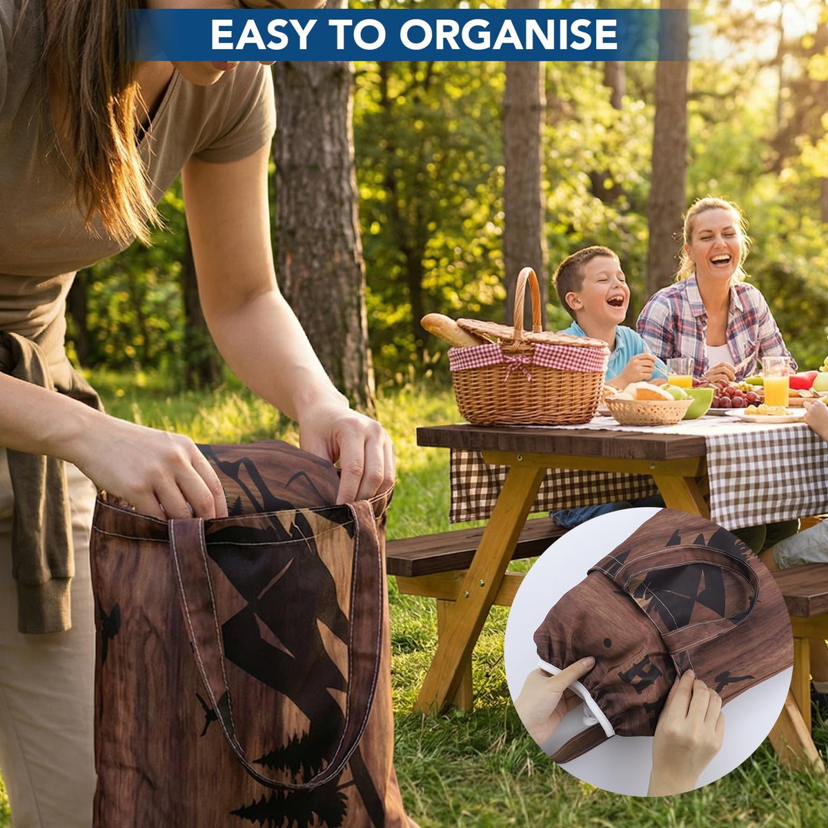 Dntorx bench cover 72x12 brown side elastic edge for windproof fit
