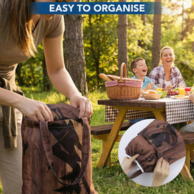 Dntorx bench cover 72x12 brown side elastic edge for windproof fit