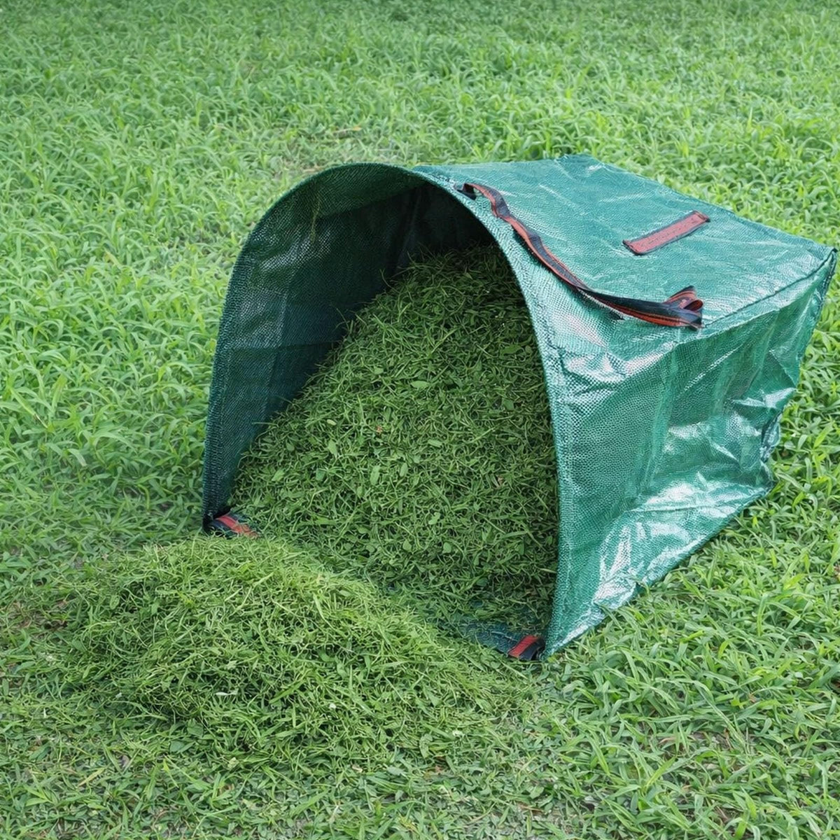 Dntorx collapsible garden trash bag handles leaves and debris