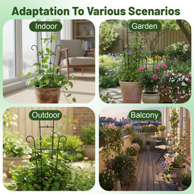 Dntorx indoor and outdoor plant trellis for versatile garden display.