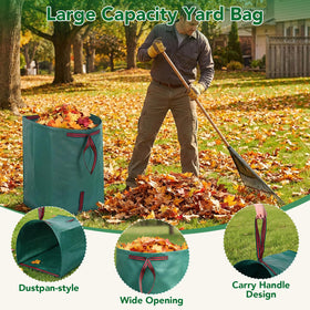 Dntorx leaf bag suited for grass clippings and debris