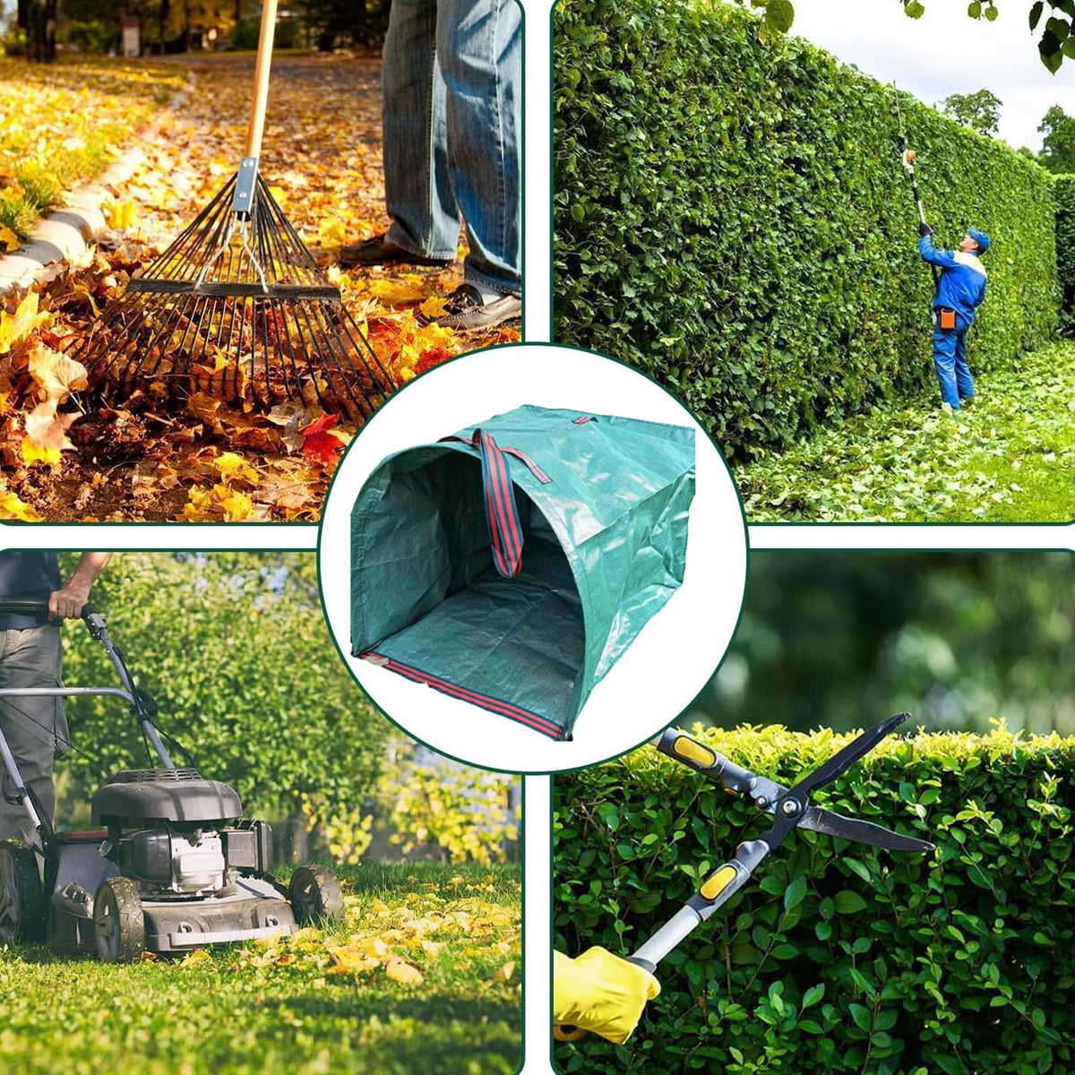 Dntorx reusable yard waste bag ideal for seasonal cleanup