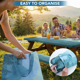 Dntorx storage bag keeps the 3-piece set organized for travel