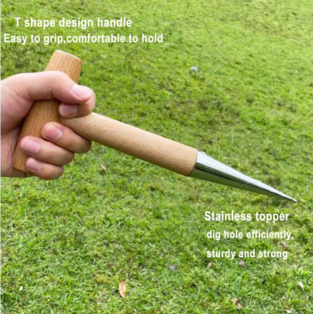 DNUZEWR eleven-inch length helps reach deep planting depths.