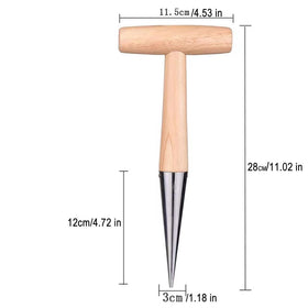 DNUZEWR dibbler with stainless steel tip resists bending and rust.