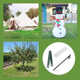 DNUZEWR multipurpose stakes for garden, orchard, camping.