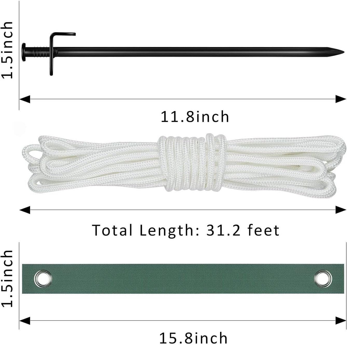 DNUZEWR tree stake straps for secure tree stabilization.
