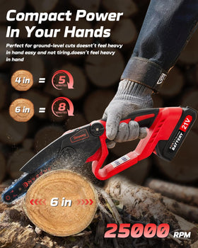 Dnveey 180-degree head enables precise cuts in tight spaces.