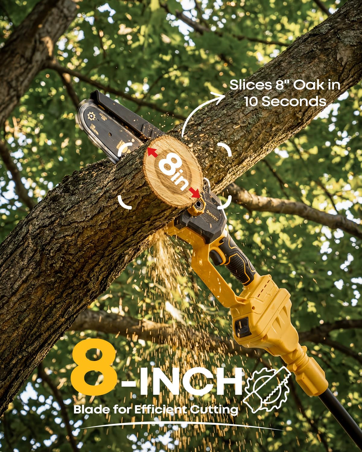 Dnveey auto lubrication and tool-free tensioning simplify setup and maintenance.