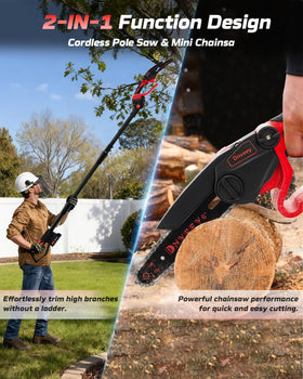 Dnveey brushless 800W motor delivers strong, steady cutting power.