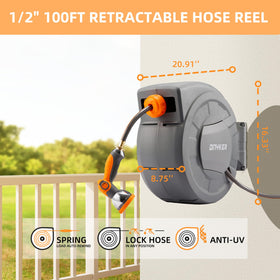 DNYKER 100ft hose extended to reach large gardens