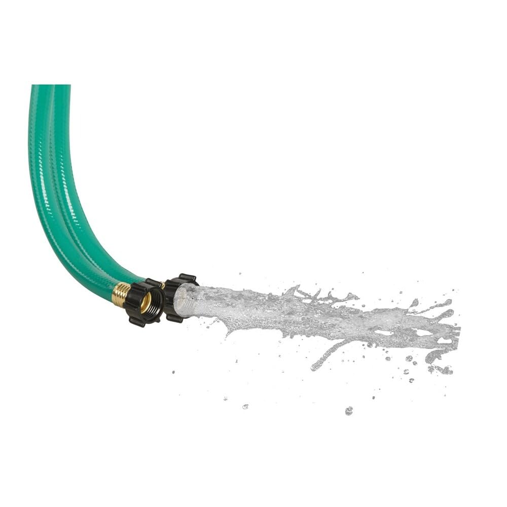 Do It Best Gs hose in green, 5/8x6, convenient leader hose for reel-to-faucet setup.