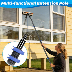 DOBEN pool pole built-in 3/4 inch thread supports adapter connections.