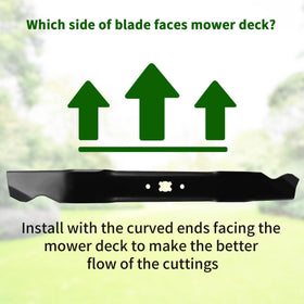 DOCAS bow-tie center-hole blade design for balanced cutting.