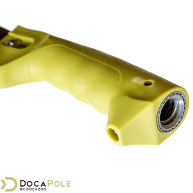 DOCAZOO rust-resistant hard-chrome blade stands up to outdoor use.