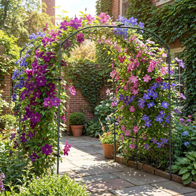 DoCred arch supports grapes and other climbers for vertical growth