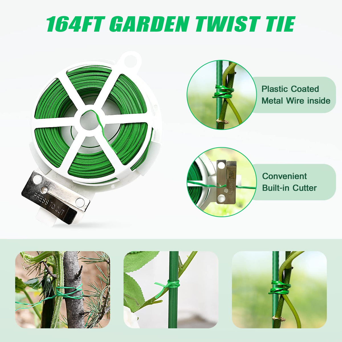 DoCred durable weather-resistant metal trellis stabilizes tall climbing vines