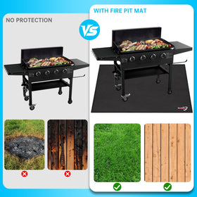 DocSafe easy-clean surface reduces grease stains after BBQ sessions