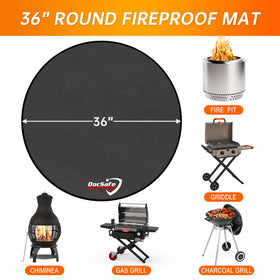 DocSafe waterproof and grease-resistant surface for easy cleaning after grilling