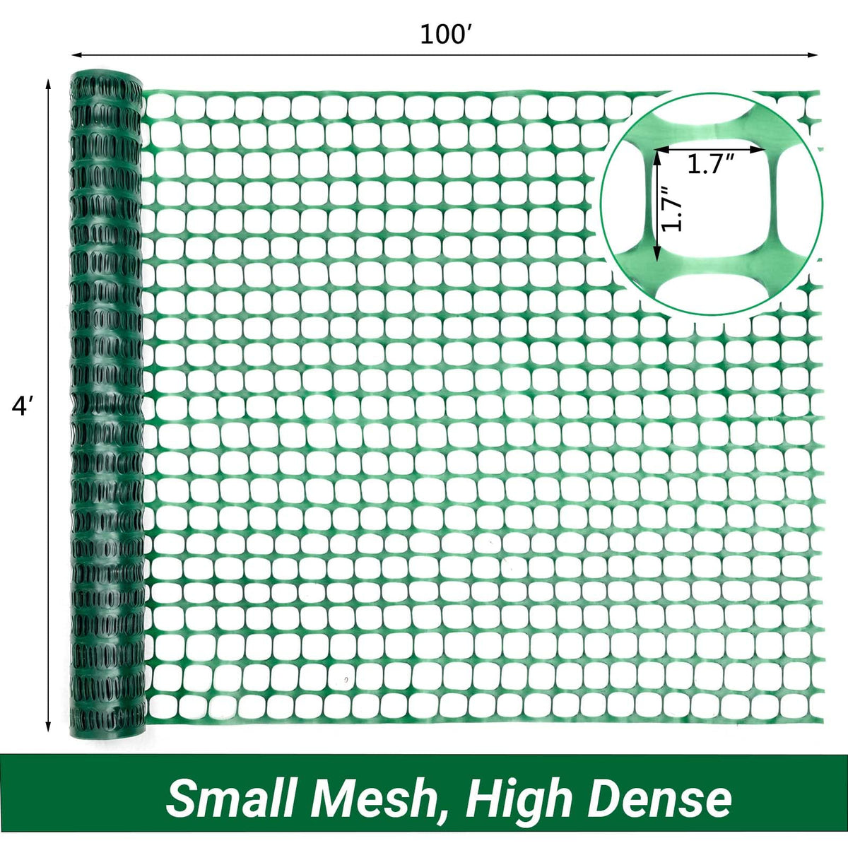 DOEWORKS adjustable cut-to-fit fence for flexible space protection.