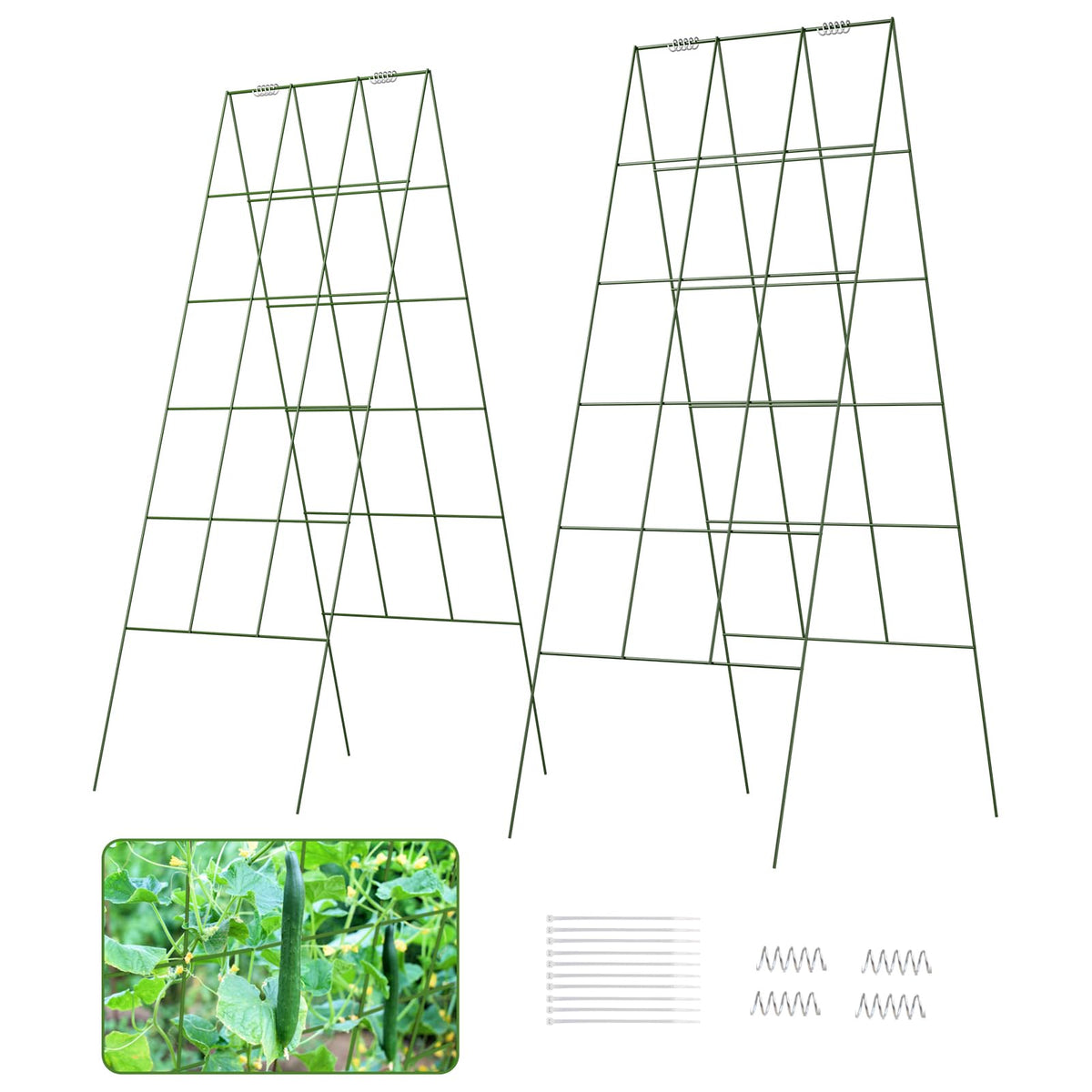 DOEWORKS sturdy 18-inch width foldable design suits raised beds