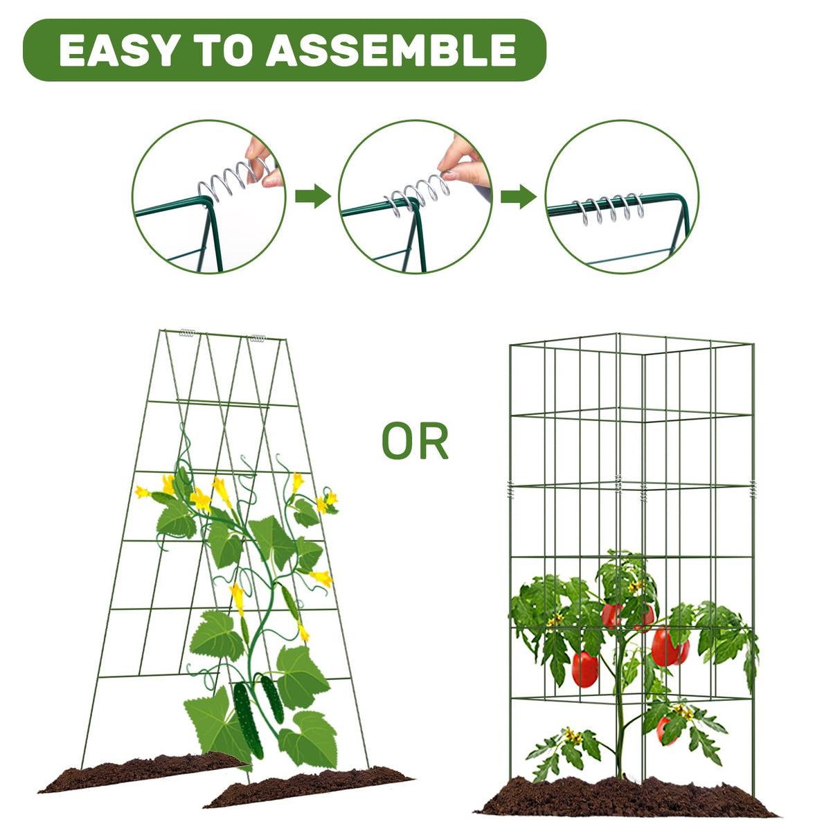 DOEWORKS 4mm plastic-coated steel core delivers reliable strength for heavy vines