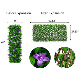 DOEWORKS faux ivy decor backdrop adds natural charm for garden events.