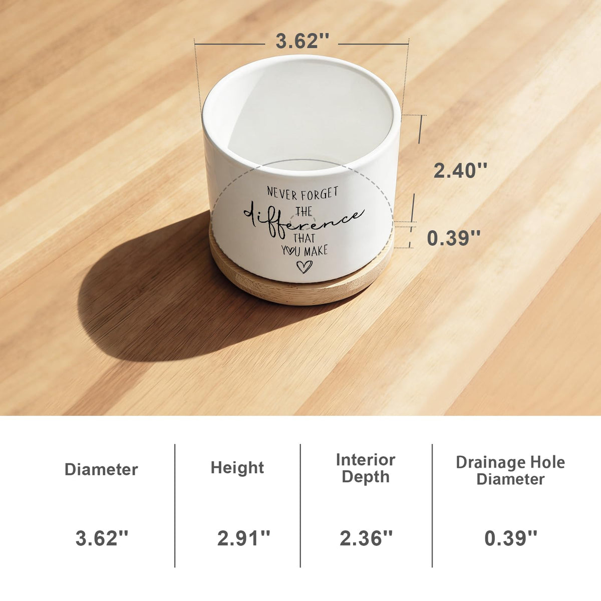 DOFAFALA planter enhances indoor décor and shelves in compact spaces.