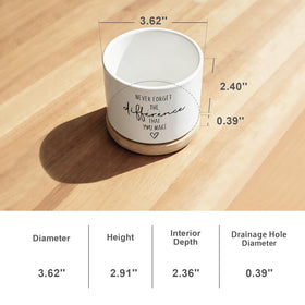 DOFAFALA planter enhances indoor décor and shelves in compact spaces.