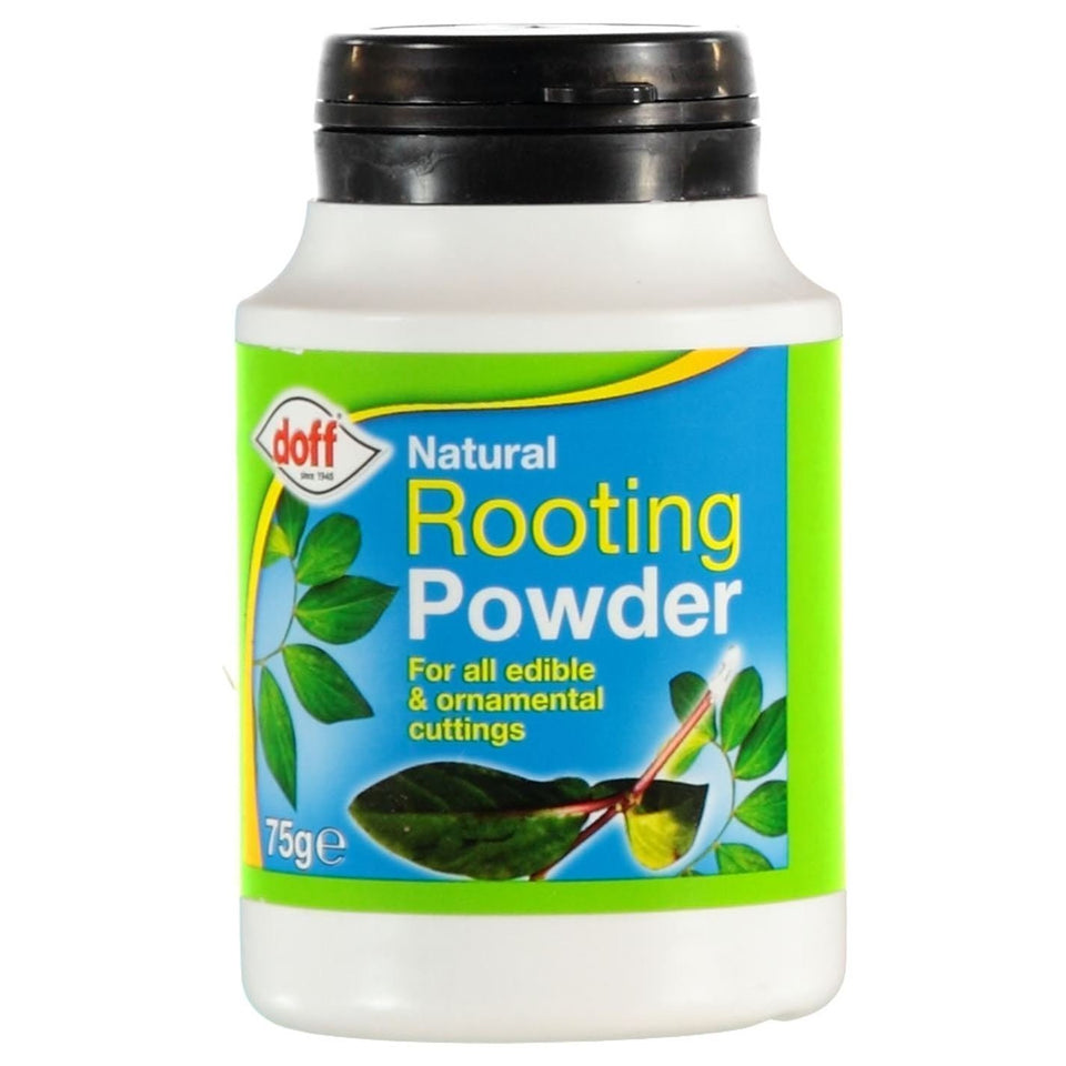 Doff Hormone Rooting Powder bottle ready for easy rooting of cuttings