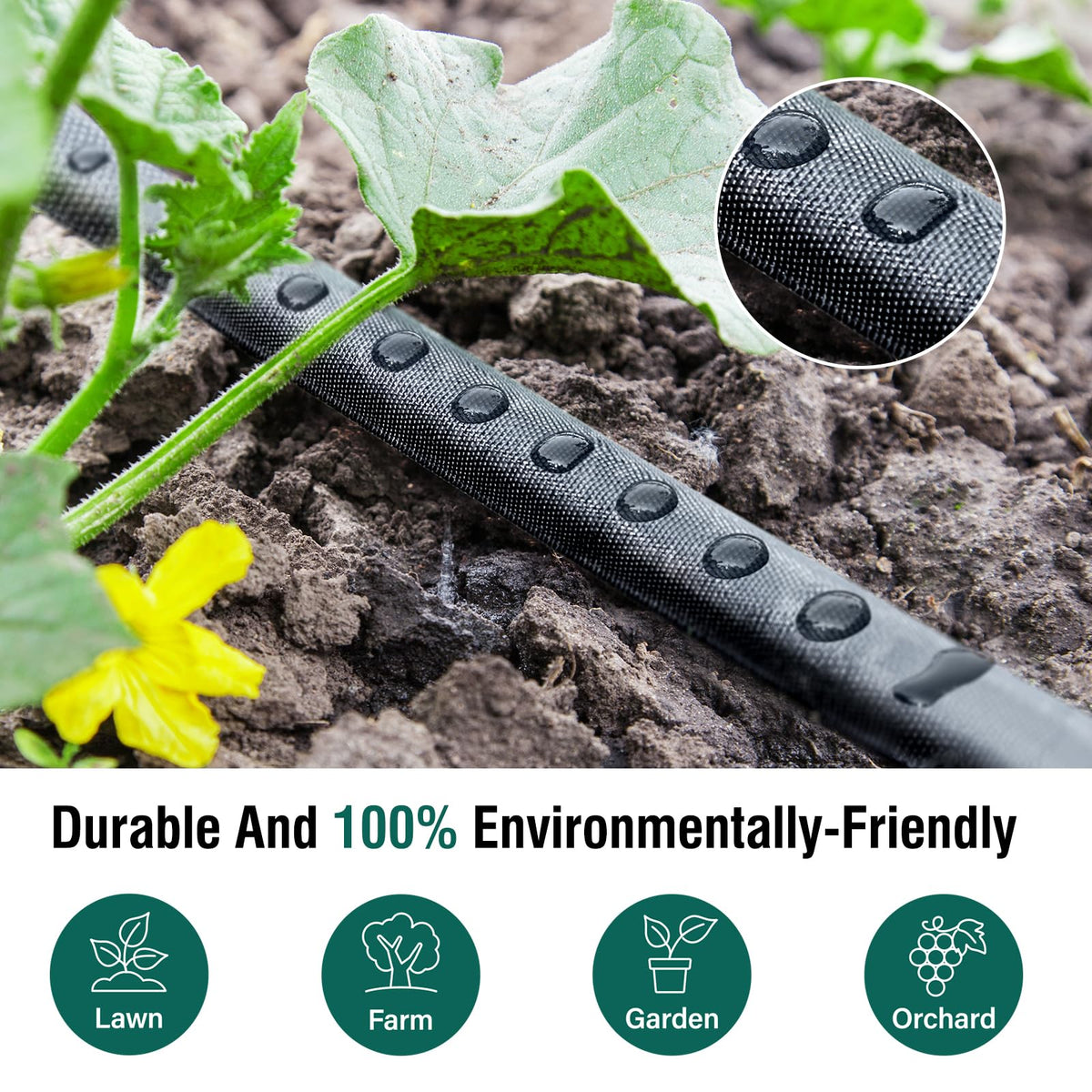 DOFOWORK easy-installation view showing quick setup for garden watering.